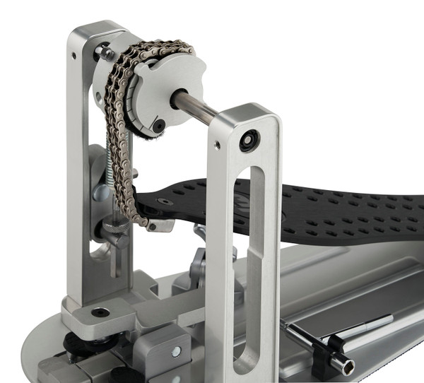 DW Machined Chain Drive Single Bass Drum Pedal w/ Black Footboard (DWCPMCDBK)