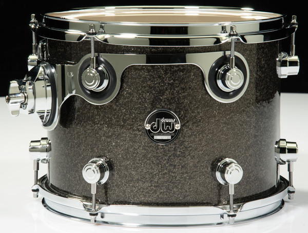DW Performance Series Drums Pewter Sparkle 9x12 front view