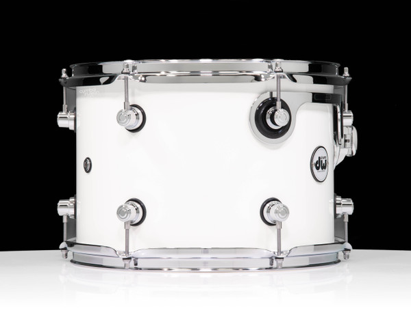 DW Design Series Component Drums Gloss White 9x13