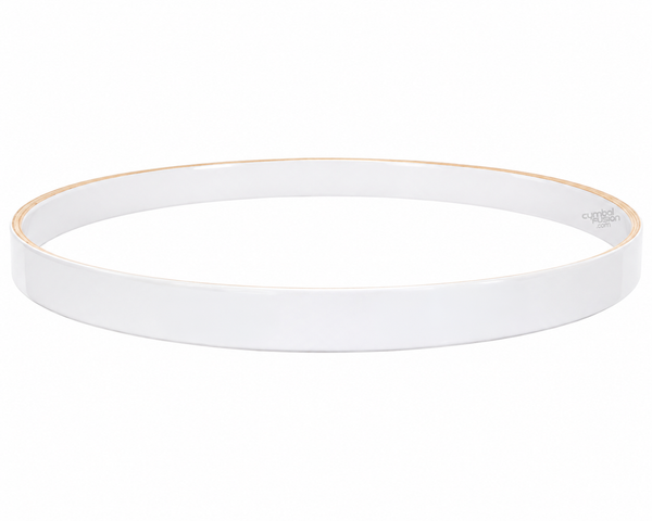 DW Design Bass Drum Hoop Gloss White