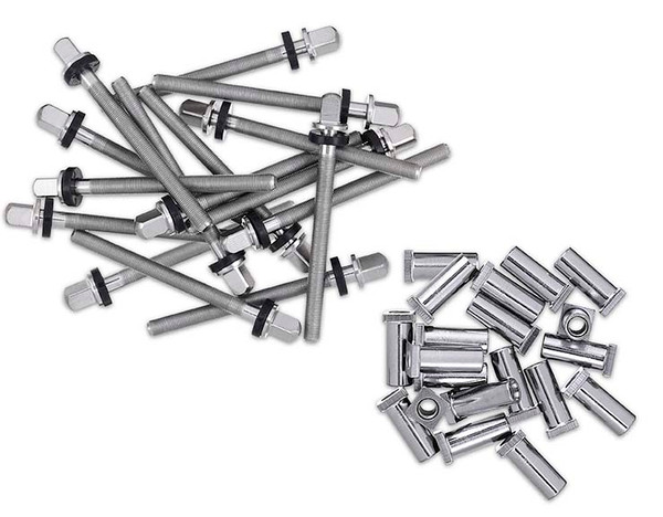 DW 16 pk True-Pitch® 50 tom rods for 14-18 inch toms w/receivers