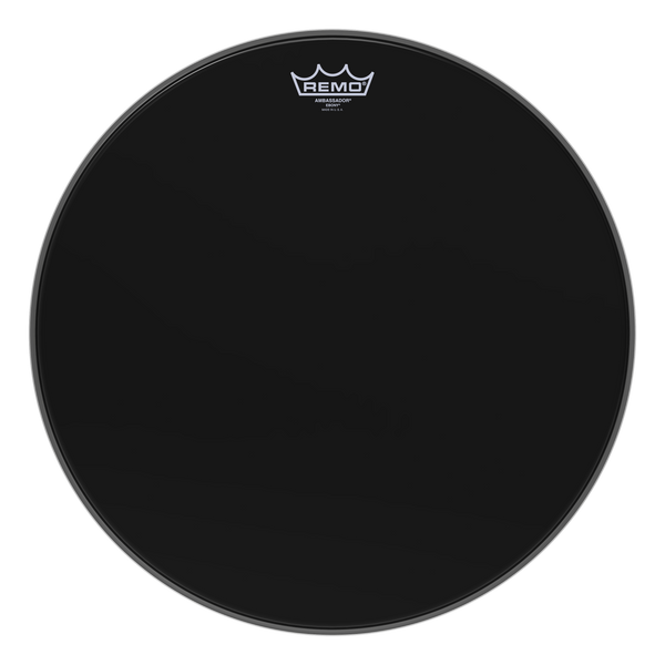 Remo Ambassador Ebony Drumhead, 18"