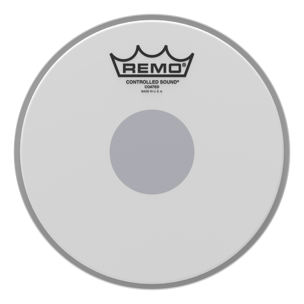 Remo Controlled Sound Coated Black Dot Drumhead - Bottom Black Dot, 8"
