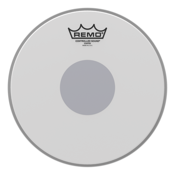 Remo Controlled Sound Coated Black Dot Drumhead - Bottom Black Dot, 10"
