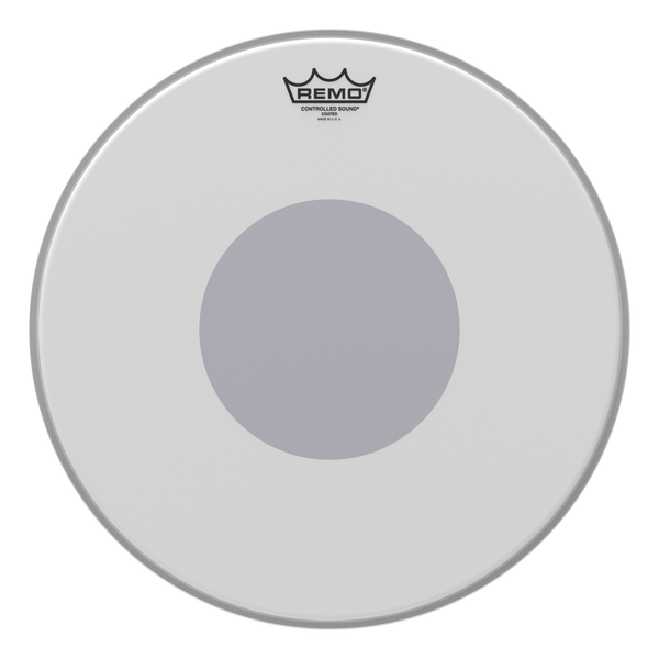 Remo Controlled Sound Coated Black Dot Drumhead - Bottom Black Dot, 16"