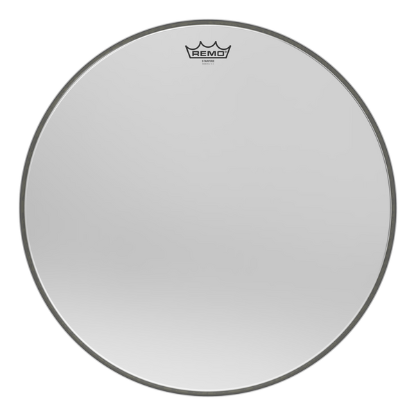 Remo Ambassador Starfire Bass Drumhead - Chrome, 20"