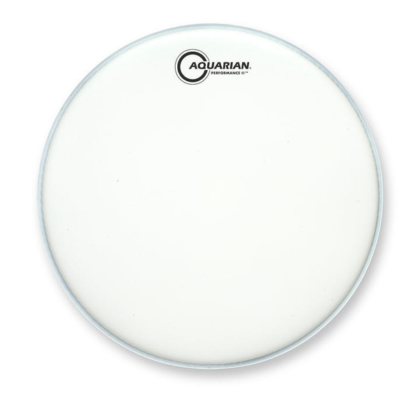 Aquarian Performance II White Texture Coated 7/7 Bonded Double Ply Drumhead 14" product image