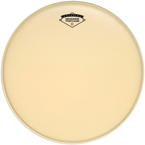 Aquarian Modern Vintage II Vintage Texture Coated 7/7 Double Ply Drumhead 12" product image