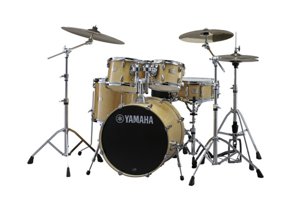 Used Yamaha Stage Custom Sets 5pc Natural with 22 New Orleans Jazzfest product image