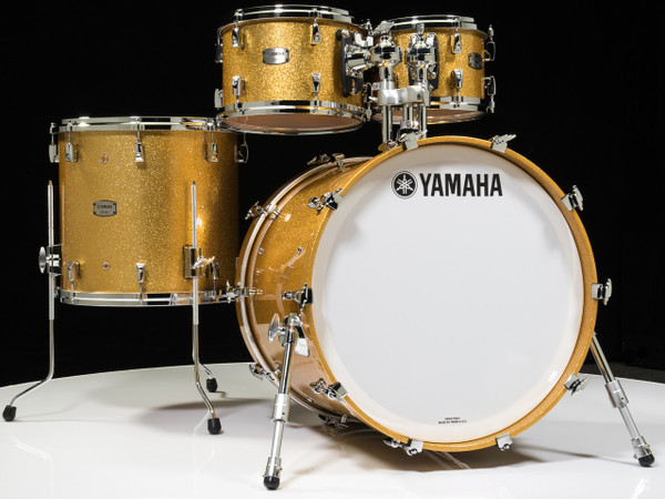 Yamaha Absolute Hybrid Maple 4pc Gold Champagne Sparkle