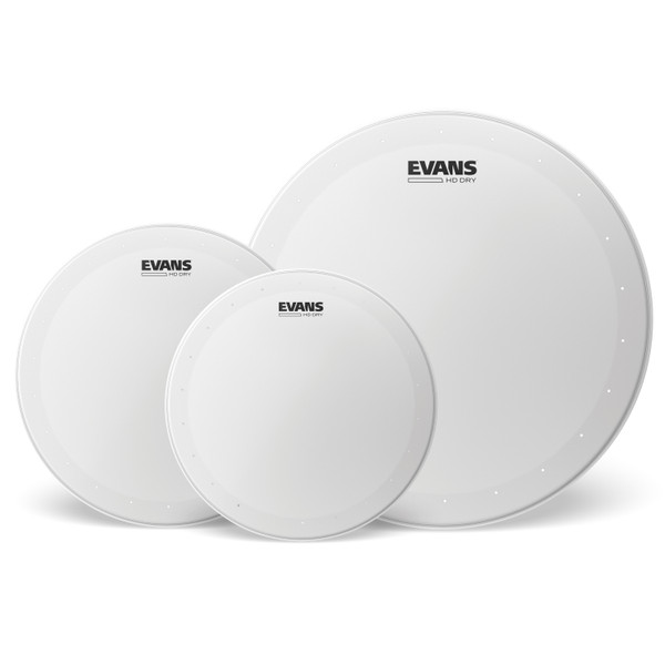 Evans HD Dry Tompack, Rock (10 inch, 12 inch, 16 inch) product image