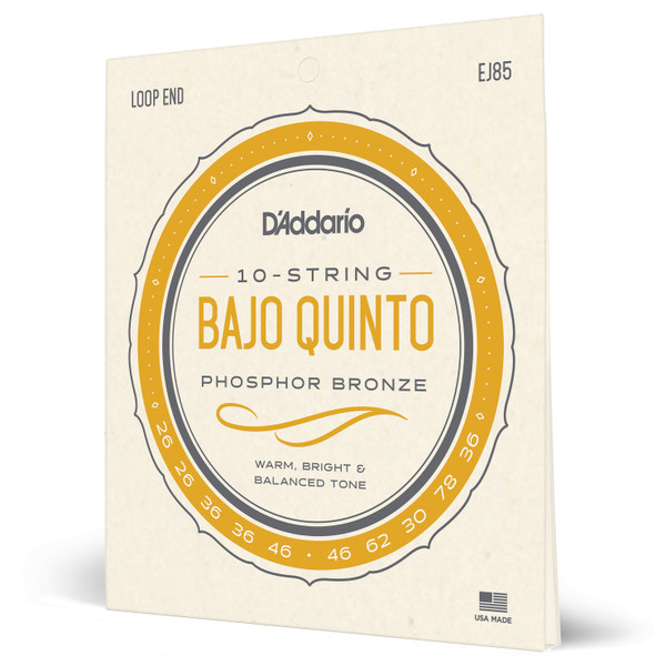 D'Addario EJ85 Bajo Quinto Strings product image