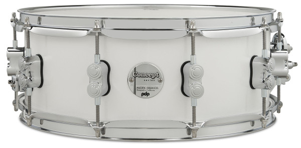 PDP Concept Maple 5.5x14 Pearlescent White Lacquer Snare product image 1