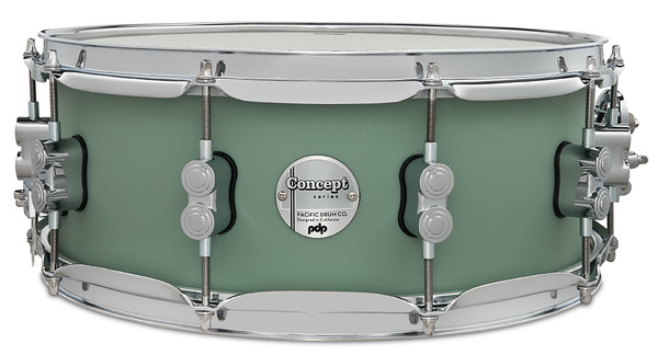 PDP Concept Maple 5.5x14 Satin Seafoam FinishPly Snare product image 1