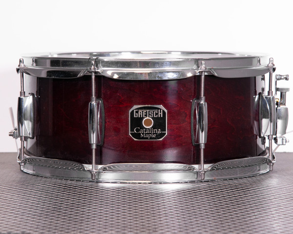 Used Gretsch Catalina Maple Snare Cherry Gloss 5.5x14