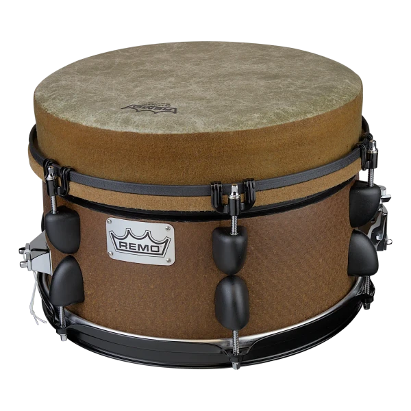 Remo Mondo 12" x 9" Snare Drum - Brown Earth