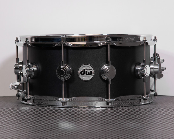 Used DW Collector's Series Black Hammer Brass 6.5" x 14" Snare Drum