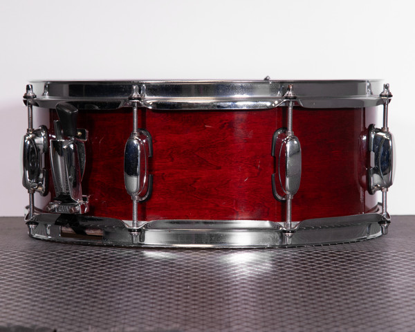 Used Tama Rockstar 5" x 14" Snare Drum - Cherry Stain