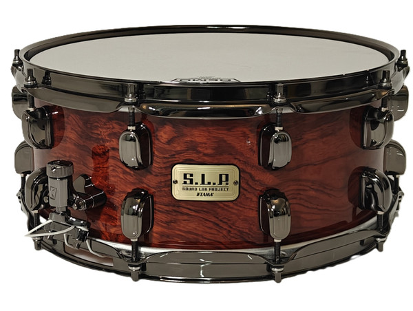 Used Mint Tama S.L.P. G-Bubinga 6" x 14" Snare Drum - Natural Gloss