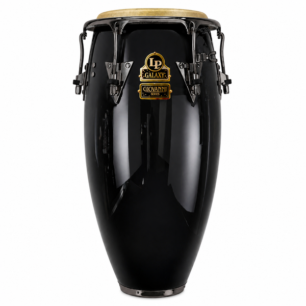 LP Special Edition Giovanni Galaxy CCII Z Mango 11 3/4" Conga - Piano Black / Black Nickel Hardware