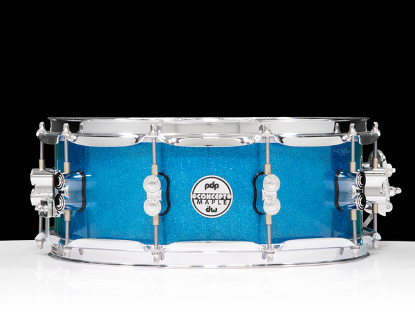 PDP Concept Maple 5.5" x 14" Snare Drum - Blue Sparkle