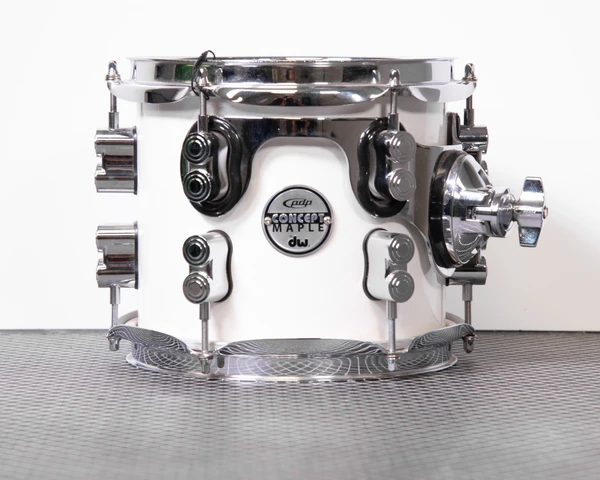 Used PDP Concept Maple 7" x 8" Tom - Pearlescent White
