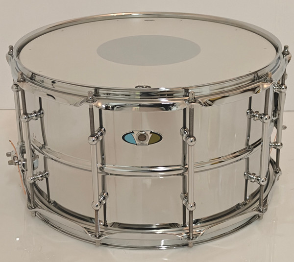 Used Ludwig Supralite 8" x 14" Steel Snare Drum