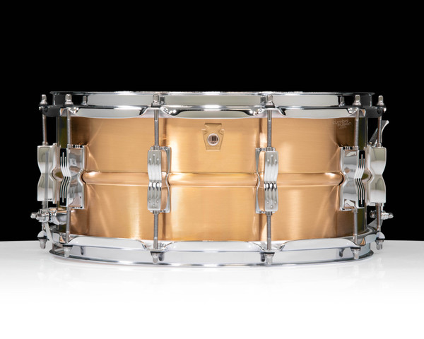 Ludwig 6.5X14 Acro Bronze Snare Drum, Chrome P86