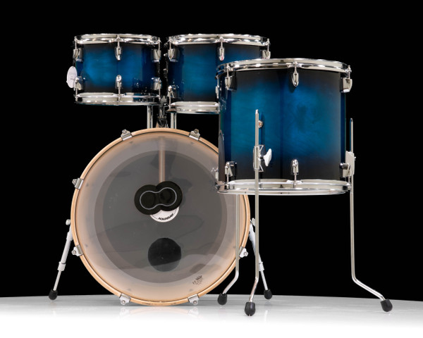 Used Yamaha Stage Custom Deep Blue Sunburst 4PC Shell pack 10/12/14/20
