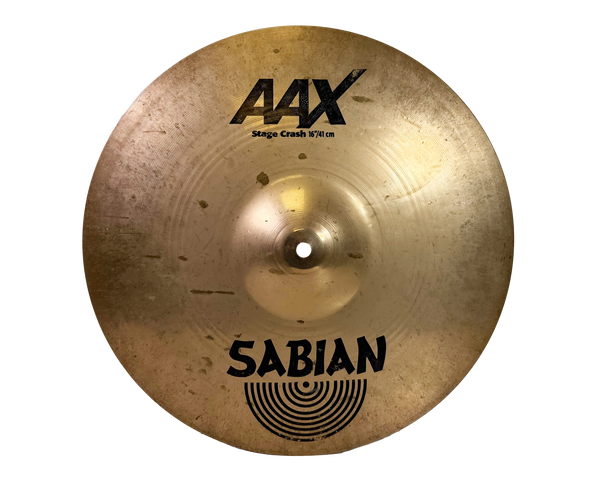 Used Sabian Cymbals 16" AAX Stage Crash