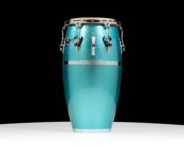LP 11 3/4" Conga - Turquoise Sparkle Fiberglass
