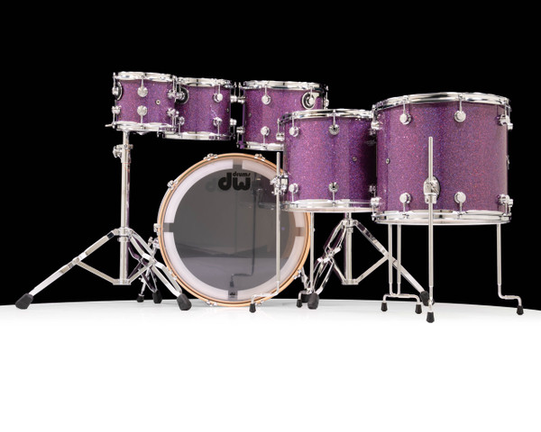 DW Performance Series 6pc Shell Pack 8/10/12/14/16/22 Purple Drift