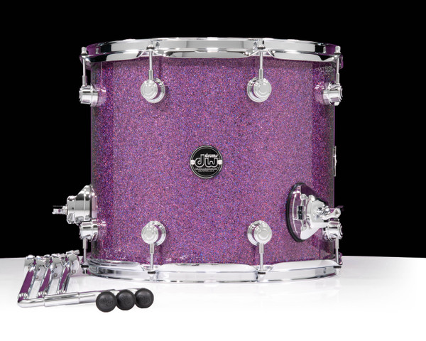 DW Performance Series 12x14 Floor Tom Purple Drift