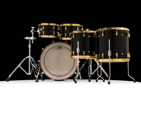 Yamaha PHX Shell Pack Solid Black Gold 10/12/14/16/22 back view