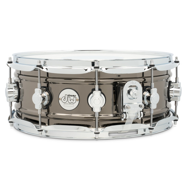 DW Design Series Snare, 5.5x14, Black Nickel Over Brass w/Chrome Hardware product image 2