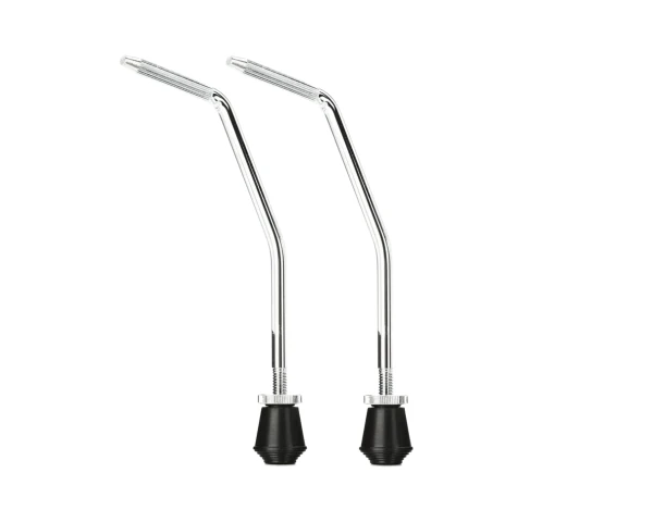 DW Design Series Frequent Flyer Lightweight Bass Drum Spurs, Pair, Chrome