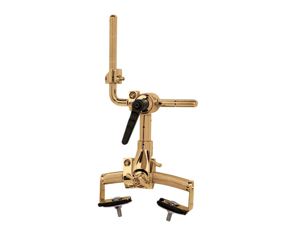 DW Bass Drum Mounted Retro Rail Mount, Gold