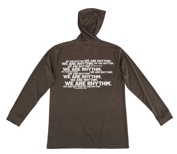 LP We Are Rhythm Hooded Tee, Brown, Large product image