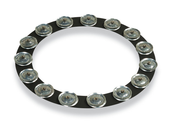 LP LP3814BGA 14-Inch Tambo-Ring - Black Sand with Galvanized Steel Jingles product image