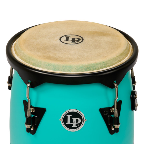 LP Discovery II Ultralight 10-11 Conga Set w/Stand, Sea Foam product image