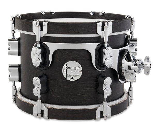 PDP Concept Classic 7x10 Ebony Stain Tom with Ebony Stain Hoops product image