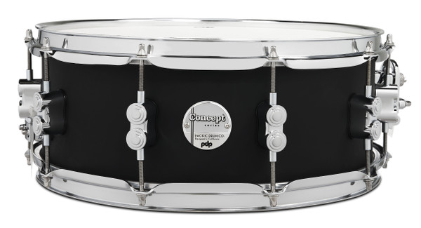 PDP Concept Maple 5.5x14 Satin Black FinishPly Snare product image