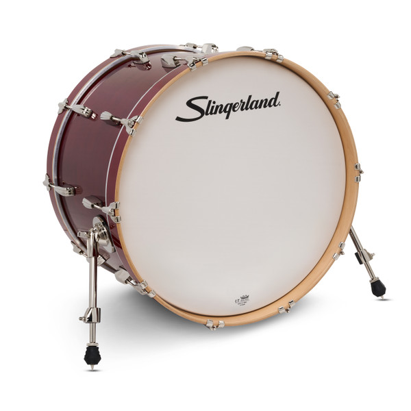 Slingerland Studio King Bass Drum, 14x22", Royal Crimson Lacquer product image