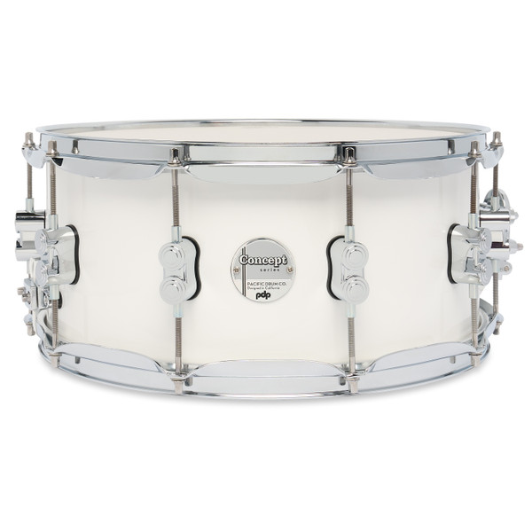 PDP Concept Maple 6.5x14 Pearlescent White Lacquer Snare product image