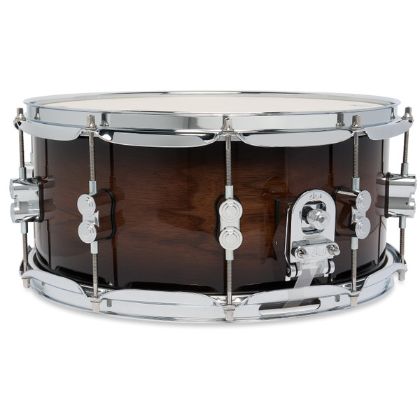 PDP Concept Maple Exotic 6.5x14 Walnut to Charcoal Burst Lacquer Snare product image