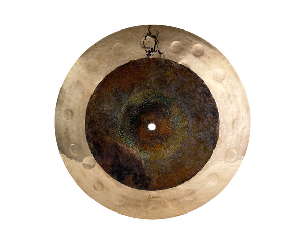 Aqua Tidal 15 in. Hi-Hat Cymbals front view