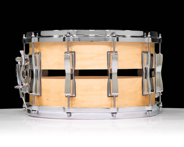 Ludwig Classic Maple Slotted Coliseum 8”x14” Snare Drum – Limited Edition (L903XX0N) BACK VIEW