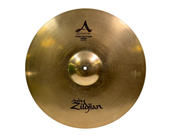 Used Zildjian A Custom Projection Ride 20" front view
