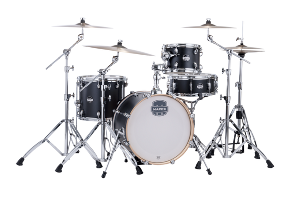 Mapex Mars Maple 4 Piece Bop Shell Pack Matte Black product image