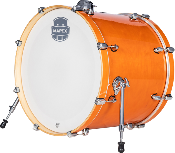 Mapex Mars Maple 22 In. X 18 In. Bass Drum No Mount Glossy Amber product image